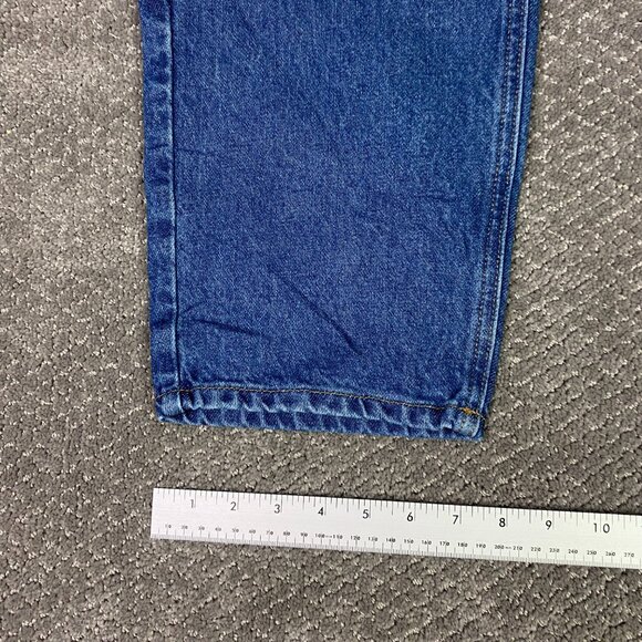 Carhartt B17 DST Jeans Men's 36 x 32 Fits 34 x 32.5 Blue Tapered Leg Relaxed Fit - Picture 9 of 11